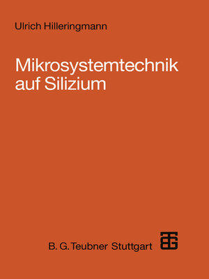 cover image of Mikrosystemtechnik auf Silizium